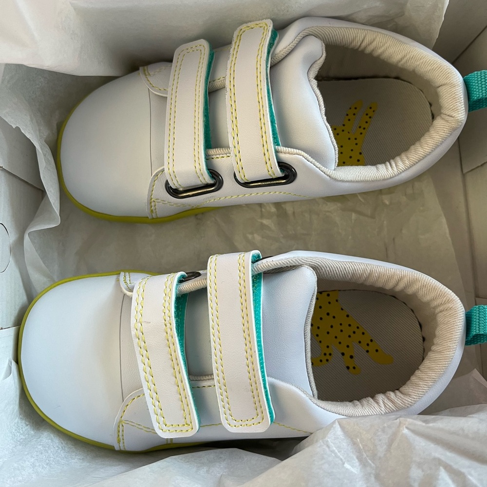 Ten little brand size 11 white sneakers